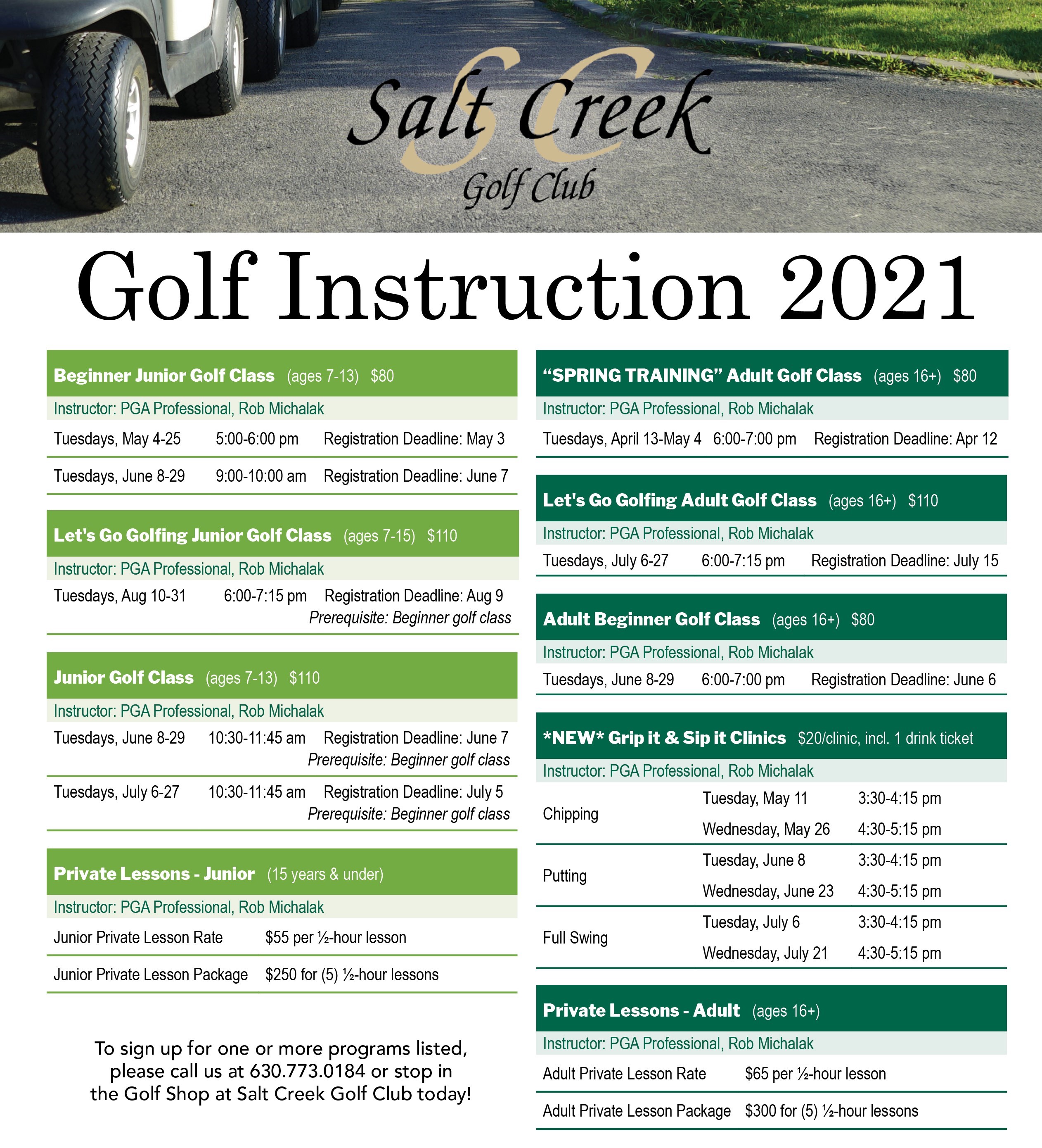 My Homepage - Salt Creek Golf Club